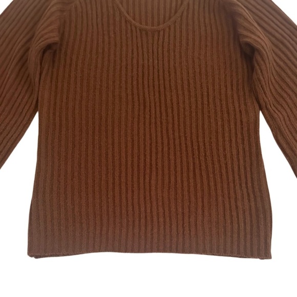 Saltwater Luxe Women Rickie Soft Sweater Spice Caramel Brown, Size S - Picture 10 of 15